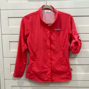 Columbia Girls 14/16 Coral PFG shirt